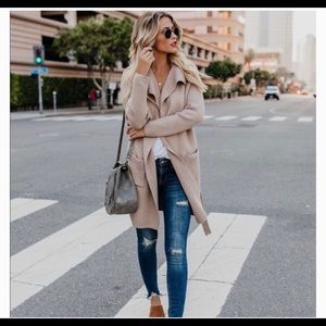 VICI Atwood Cardigan color: Mocha